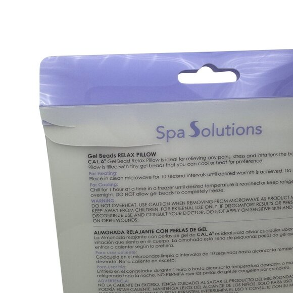 Spa Solutions Hot & Cold Gel Beads Relax Pillow Soothing Relief Gift - Picture 4 of 5